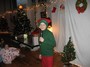 Santa's Elf gives instructions.